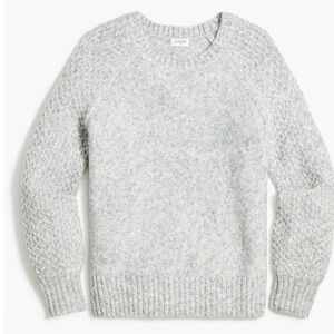 J. Crew Honeycomb Balloon Sleeve Sweater